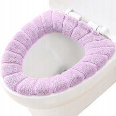 Korbi Rožnata prevleka za WC desko Korbi, pralna, 45x35 cm