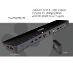 Club 3D CSV-1564W100 priključna postaja, 14v1, USB-C, 4K