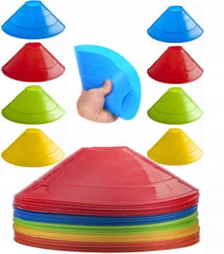 Korbi Set Treningovih Stožcev 10 kos, Večbarvni