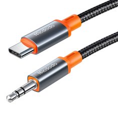 Mcdodo Kabel Mcdodo CA-900 USB-C s 3,5-milimetrskim mini priključkom AUX, 1,8 m (črn)