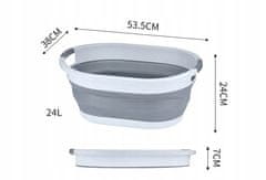 Korbi Zložljiva silikonska košara za pranje 25L KORBI
