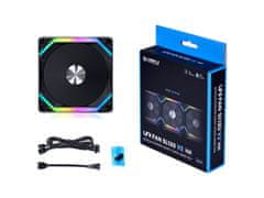 Lian Li UNI FAN SL120 V2 ventilator za ohišje, RGB, PWM 120mm, črn (UF-SL120V2-1B)