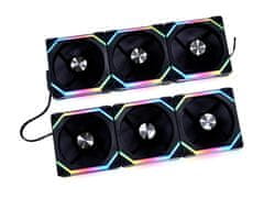 Lian Li UNI FAN SL120 V2 ventilator za ohišje, RGB, PWM 120mm, črn (UF-SL120V2-1B)