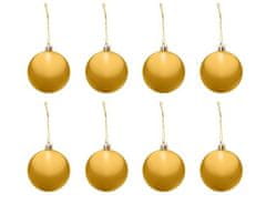 Iso Trade Komplet božičnih kroglic 100 kosov z zlato zvezdo