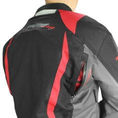 Cappa Racing Ženska moto jakna AREZZO textilní črna/rdeča - XL - 05759 XL