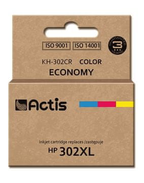 Actis ACS KH-302CR barvna črnila (nadomestilo za HP 302XL F6U67AE), 18 ml