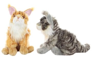 Plišasta mačka Maine Coon 37 cm - EKO-prijazno