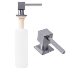 REA Dozator tekočine za umivalnik nickel brush square INOX