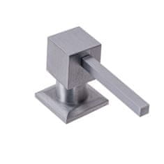 REA Dozator tekočine za umivalnik nickel brush square INOX