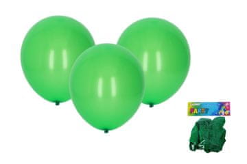 Napihljiv balon 30 cm - komplet 10 balonov, zelen