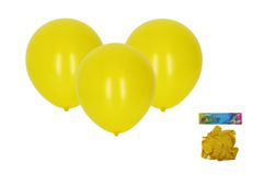 Napihljiv balon 30 cm - komplet 10 balonov, rumen