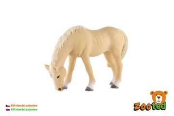Konj domači palomino kobila zooted plastični 13cm