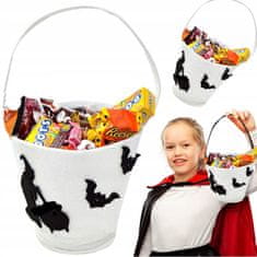 Korbi Bela Vedra za Sladkarije Halloween Korbi