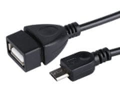 aptel adapter USB-A (M) - micro USB (F) OTG kabel 11 cm