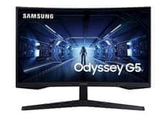 Samsung C27G55TQBU Odyssey monitor, ukrivljen (LC27G55TQBUXEN)