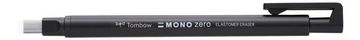 Tombow Mono Zero 2,5 x 5 mm svinčnik z radirko - črn