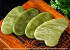 Korbi Jadeitna masažna ploščica za nego kože gua sha