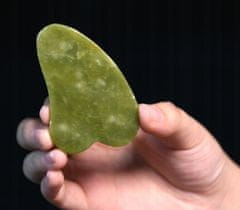 Korbi Jadeitna masažna ploščica za nego kože gua sha