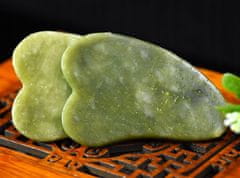 Korbi Jadeitna masažna ploščica za nego kože gua sha