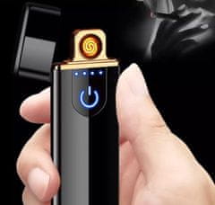 aptel Akumulatorski USB električni žepni vžigalnik z žarilno nitko