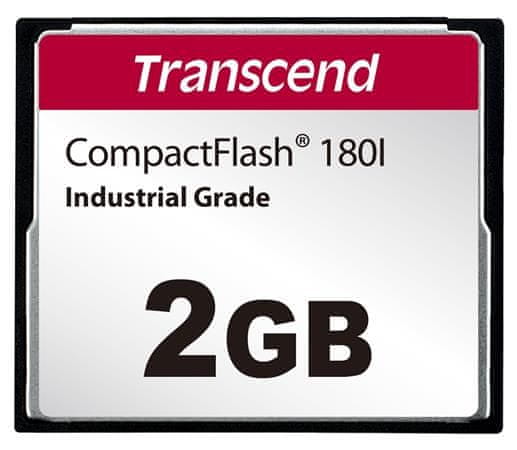 Transcend 2GB INDUSTRIAL TEMP CF180I CF CARD, (MLC) pomnilniška kartica (SLC način), 85MB/s R, 70MB/s W