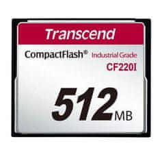 Transcend 512MB INDUSTRIAL TEMP CF220I CF CARD (SLC) Fiksni disk in UDMA5