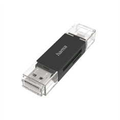 Hama Bralnik kartic USB OTG, USB-A/mikro USB 2.0