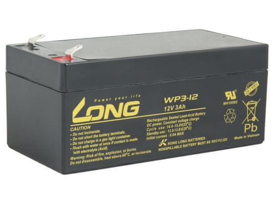Long Baterija 12V 3Ah F1 (WP3-12)
