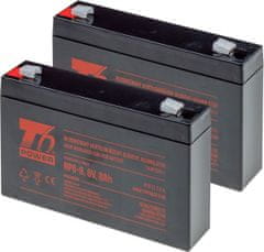 T6 power RBC18 - komplet baterij