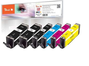 Peach združljive kartuše Canon PGI-580, CLI-581, MultiPack Plus
