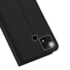 slomart ovitek dux ducis skin pro za xiaomi poco c40 ovitek s stojalom za denarnico na preklop, črn