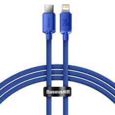 BASEUS Kabel za hitro polnjenje in prenos podatkov USB-C Iphone Lightning 20W 1,2 m, modra