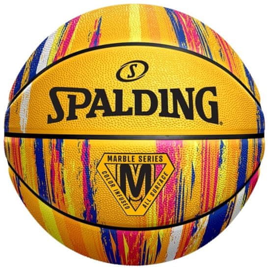 Spalding Žoge košarkaška obutev zlata 7 Marble