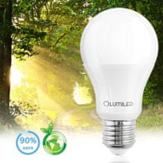 LUMILED 6x LED žarnica E27 A60 10W = 75W 1055lm 3000K Toplo bela 260°