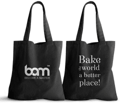 BAM bombažna nakupovalna vrečka, črna