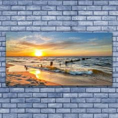 tulup.si Slika na platnu Sea sunset beach 100x50 cm
