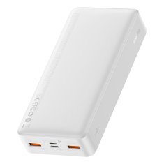 BASEUS powerbank bipow 20000mah, 2xusb, usb-c, 20W (bela)