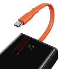 BASEUS powerbank elf 20000mah, pd, 2xusb, usb-c + usb-c kabel 65w (črn)