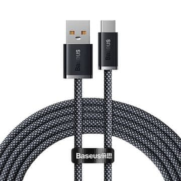 BASEUS Kabel USB na USB-C Dynamic Series, 100 W, 2 m (črn)