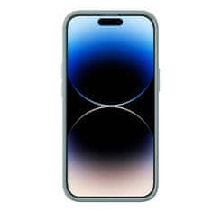 BASEUS Liquid Silica Gel ohišje za iPhone 14 Pro Max (zeleno) + kaljeno steklo + komplet za čiščenje
