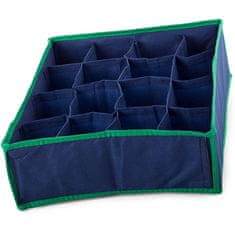 Volino Organizator za predal s 16 razdelki- modra/ zelena