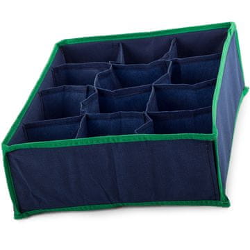 Volino Organizator za predal z 12 razdelki - modra/ zelena