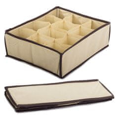 Volino Organizator za predal z 12 razdelki - bež/rjava
