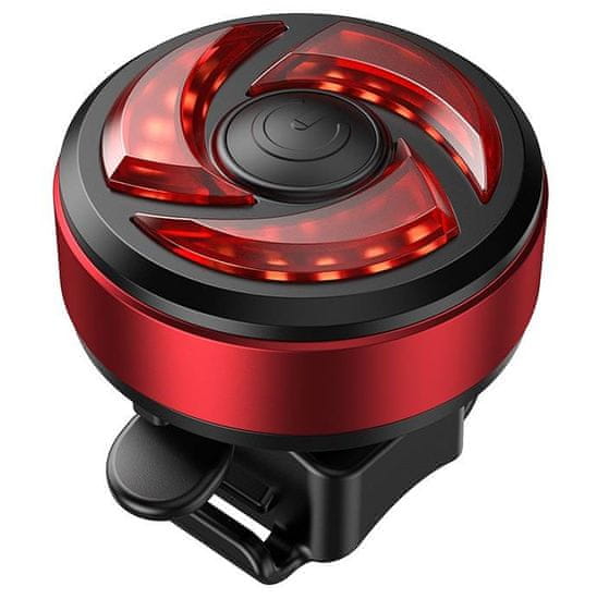 slomart zadnja kolesarska svetilka superfire btl02, usb, 330mah