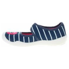 Befado Copati čevlji za doma mornarsko modra 25 EU 123X067