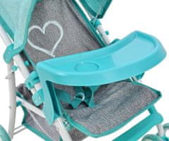 MILLY MALLY Kate Prestige Mint otroški voziček za lutke