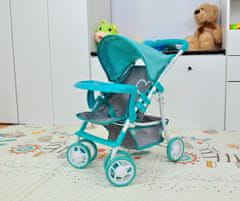 MILLY MALLY Kate Prestige Mint otroški voziček za lutke