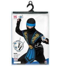 Widmann Kostum Ninja z Orožjem Modra, 158