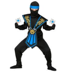 Widmann Kostum Ninja z Orožjem Modra, 158