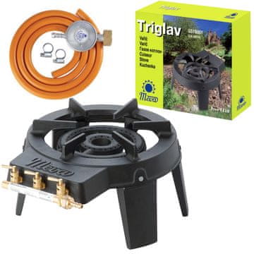 Meva Industrijski plinski stol TRIGLAV 9kW s tremi gorilniki